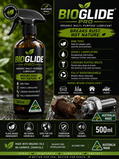 BioGlide Pro Organic Multi-Purpose Lubricant 500mL info sheet